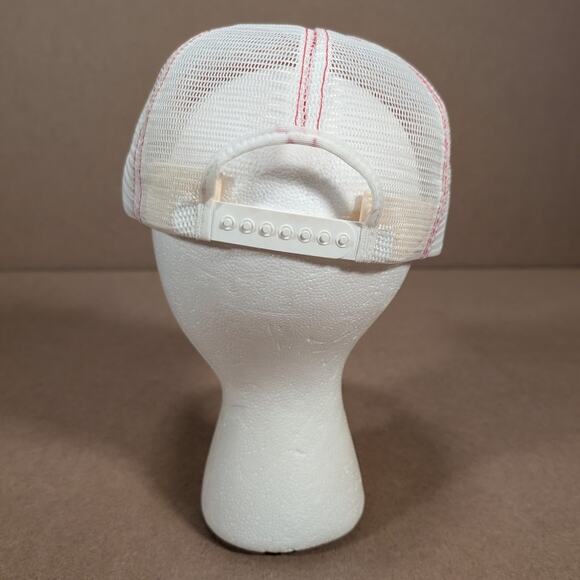 Vintage 80s Kendall Motor Oil Hat Red White Foam Front Mesh Snapback Cap USA - Picture 7 of 7